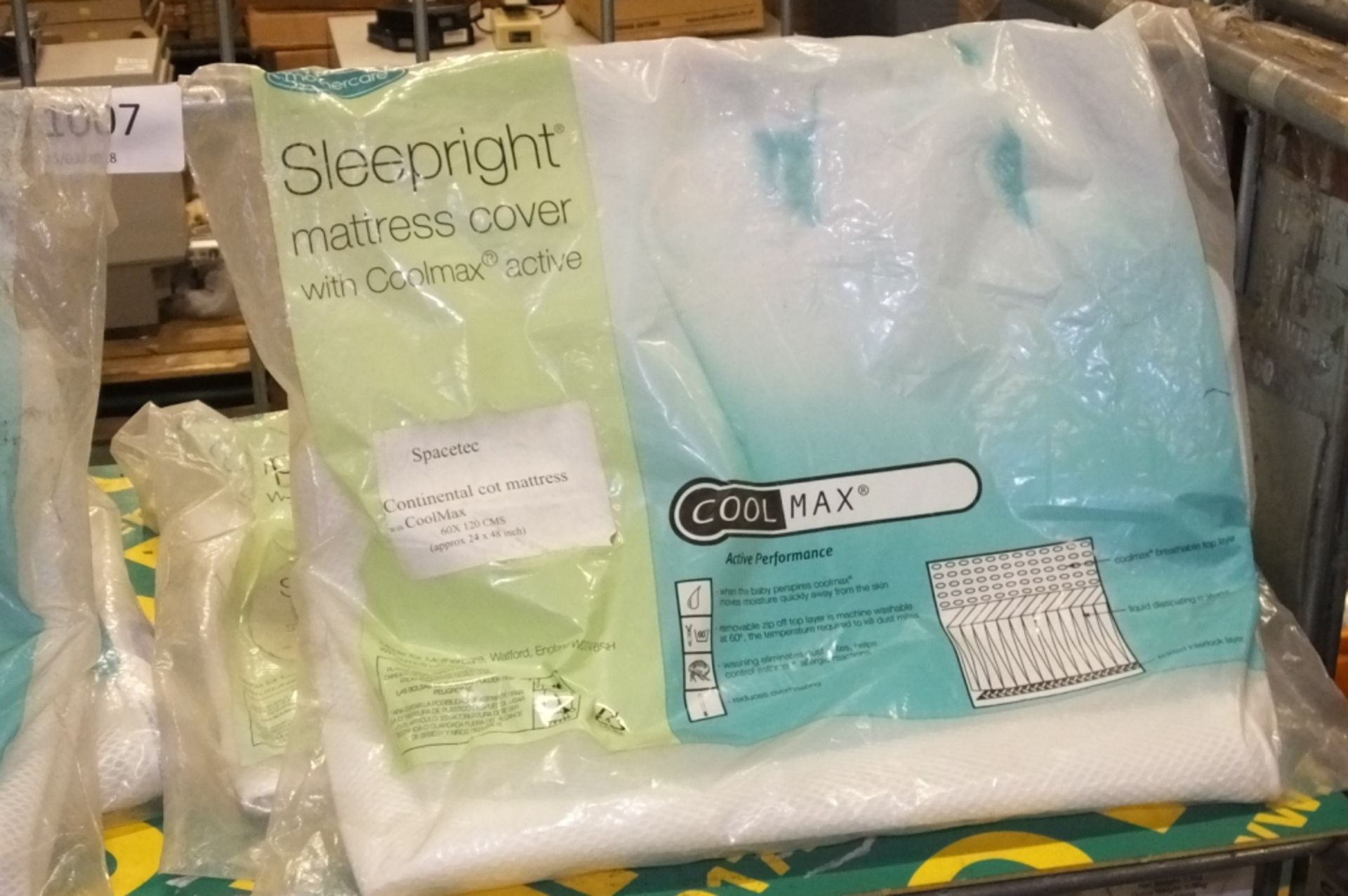 2x Mothercare Sleepright mattress covers - Image 2 of 2