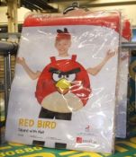 5x Angry Birds Dress up costume - Red Bird