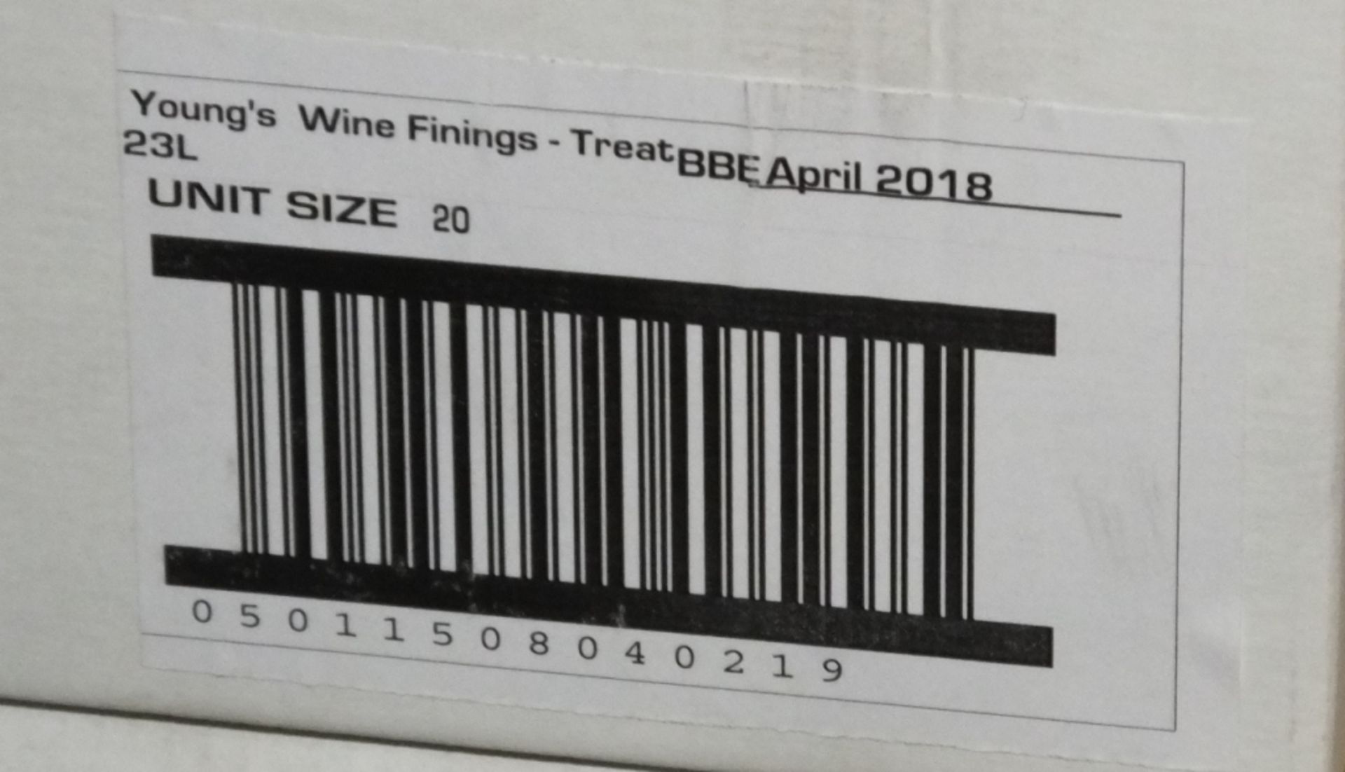 Young Wine Finnings - 20 per box - 20 boxes - Image 3 of 3