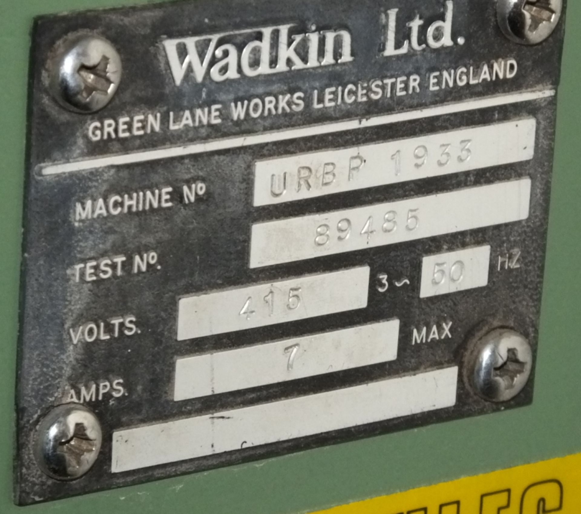 Wadkin Router URBP 1955 - Image 7 of 7