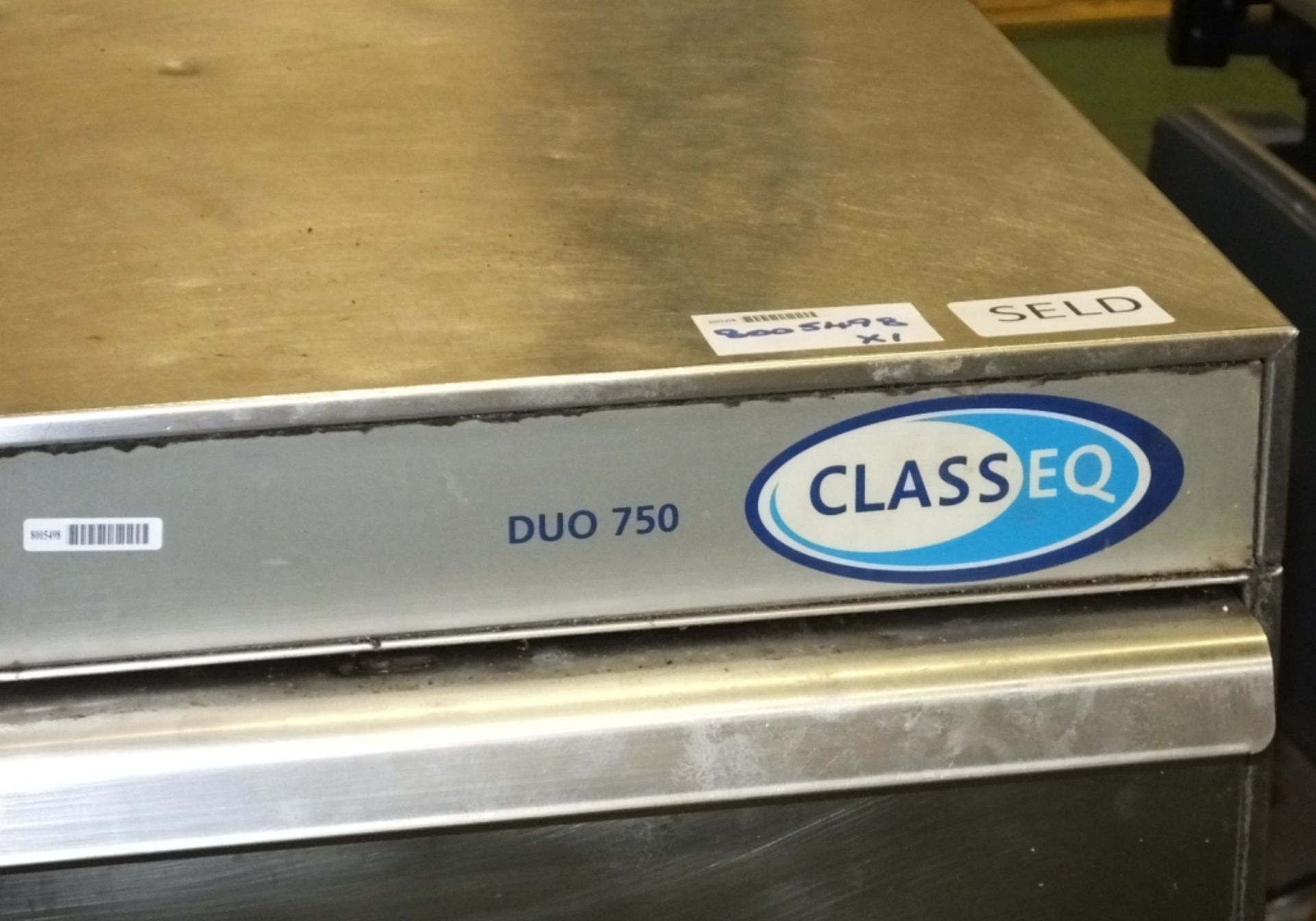 Class EQ DUO 750 under counter glass washer - Image 2 of 4