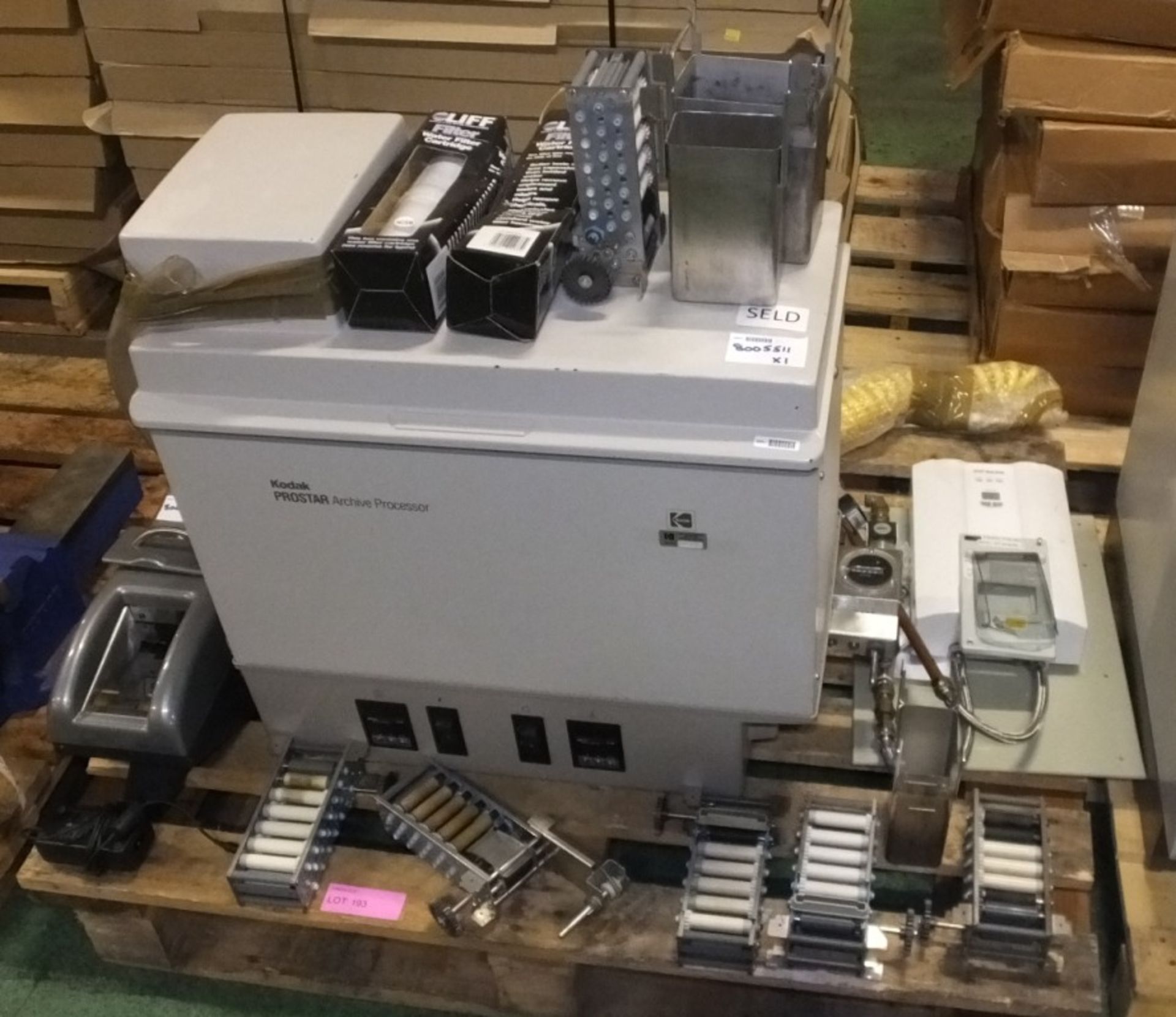 Kodak Prostar Archive Processor, WV C-250 microfilm scanner, Zip Inline Boiler system, wat