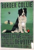 Tin Sign - Border Collie