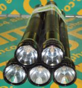 5x Maglite Torches - Used.