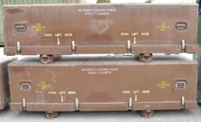 2x Munitions Case Approx 2000 x 600 x 600mm.