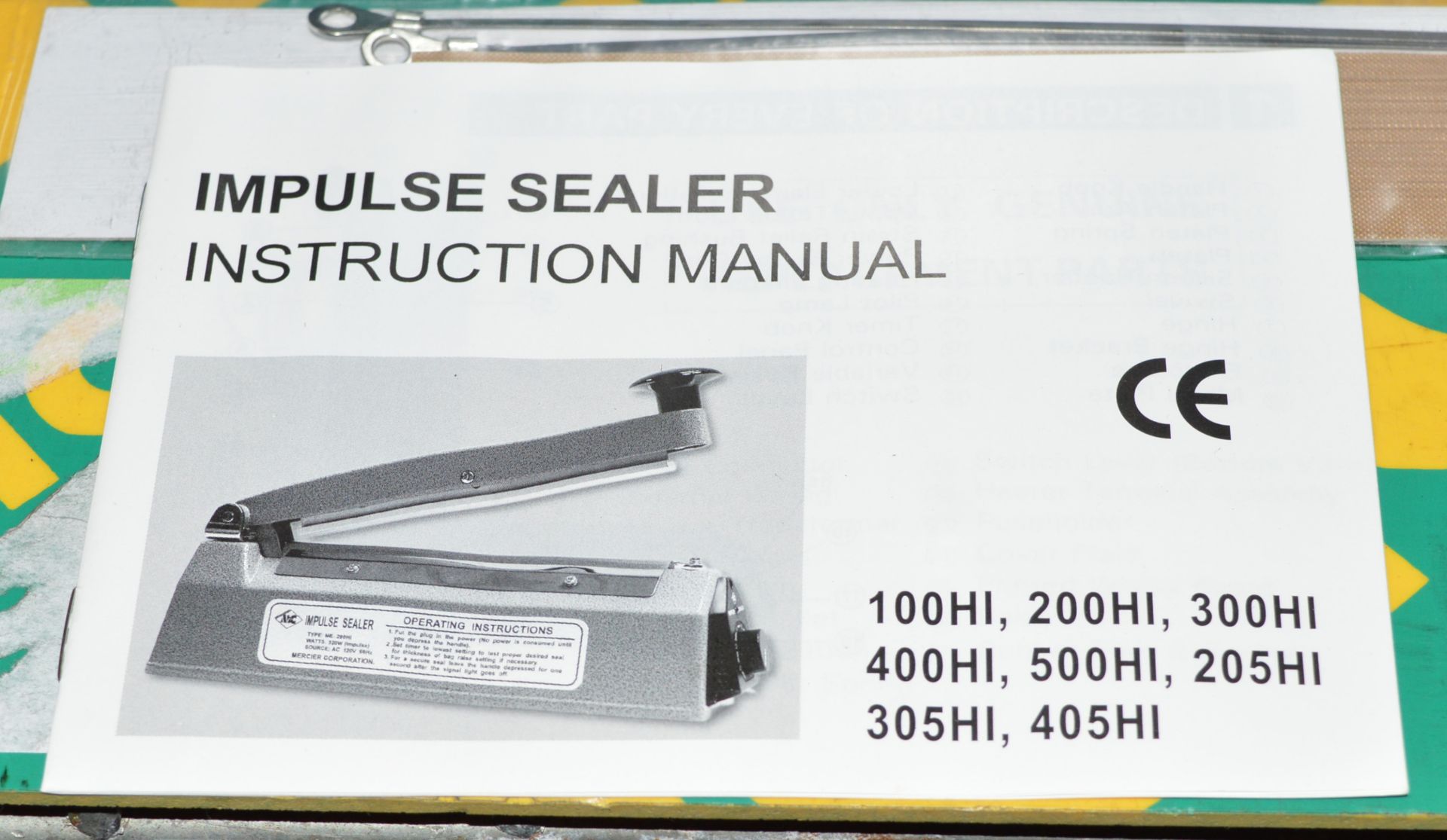 PACSEAL Impulse Hand Sealer TYPE IS400 WATT750W - Image 3 of 4