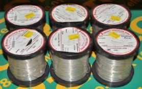 6x Rolls Wire Stainless Steel.