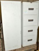 2x Chubb 4 Drawer Fire Safe Cabinets.