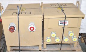 2x ELDU Power Distribution Box, 10kva 3ph 50hz 400v,Blakley.