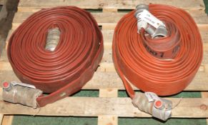 2x 3" Layflat Hoses.