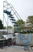 12 Step Safety Ladder - 4m Total Height.