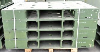 4x Plywood Racks / Housings - 1980 x 1370 x 220mm.