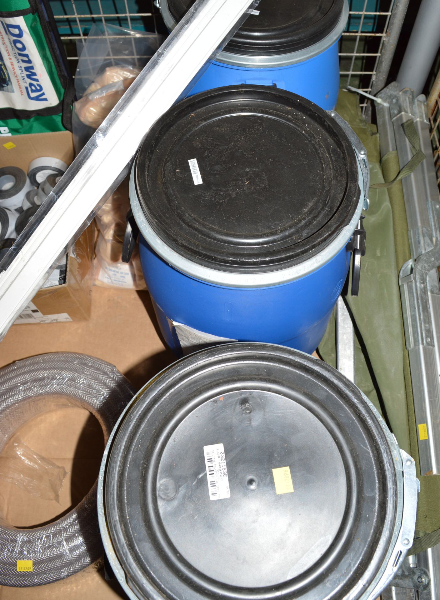 Cans. 4x Rolls Webbing. Carboys Plastic 30ltr. Meteorological Balloons. - Image 3 of 4