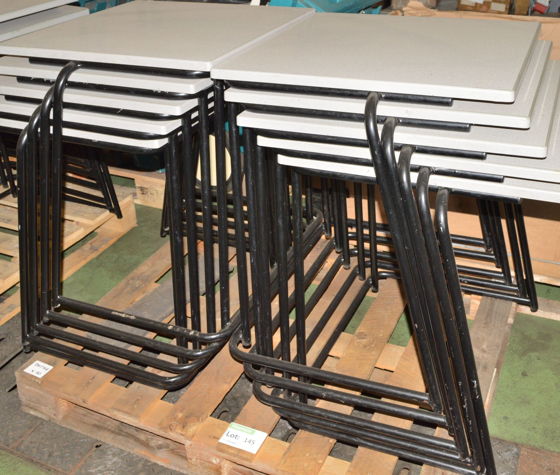 10x Stacking Tables. - Image 2 of 2