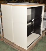 Mid Height Side Tambour Cupboards