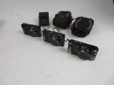 3x FujiFilm F660EXR Digital Cameras - Including 2 Cases & 1 Charger