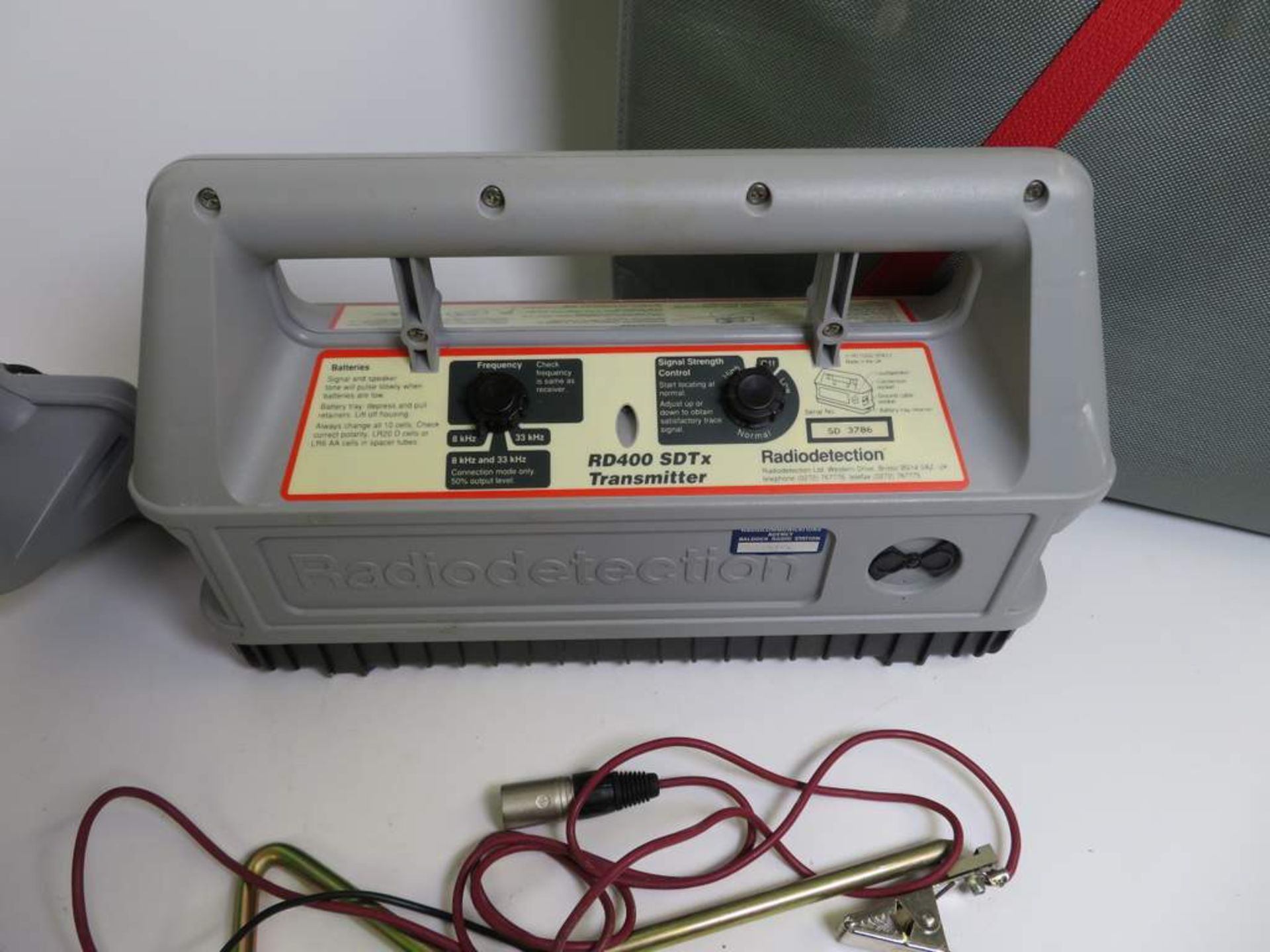 RadioDetection RD400 Radio Transmitter and Locator Unit - Image 3 of 5