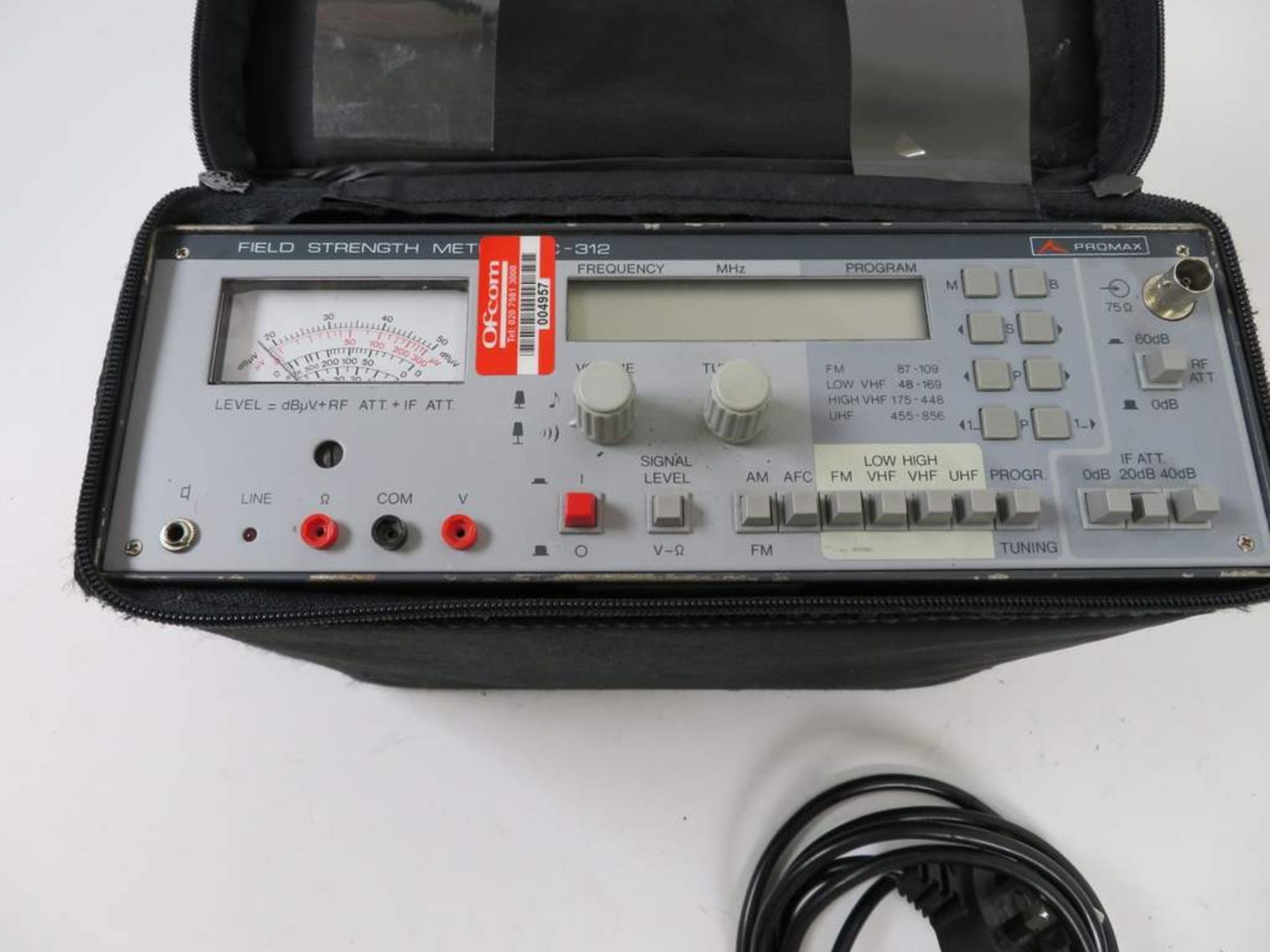 Promax MC-312 Field Strength Meter - Bild 2 aus 3