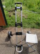 Luggage trolley & collapsable stool
