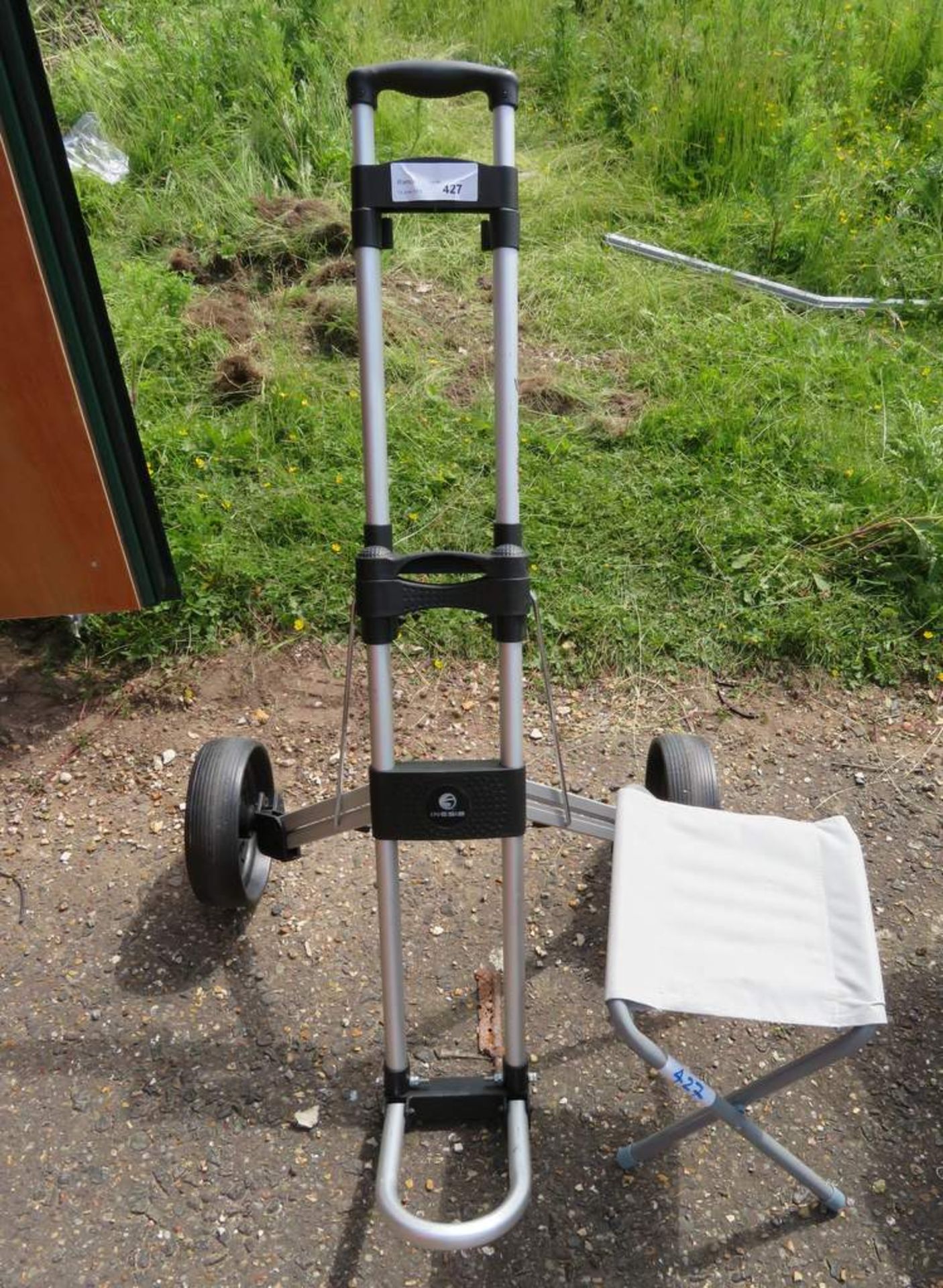 Luggage trolley & collapsable stool