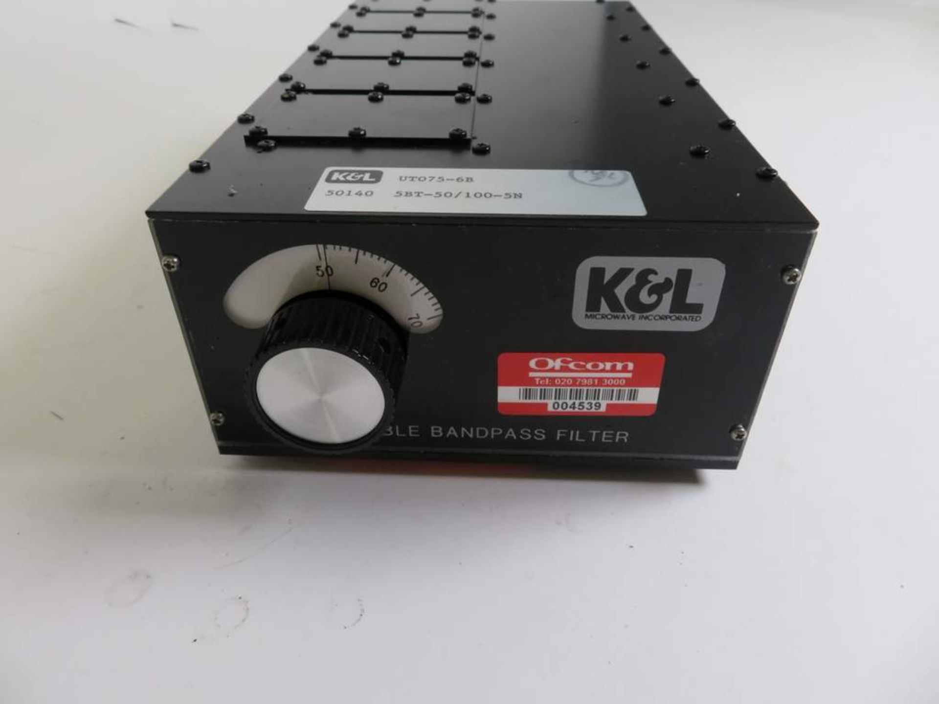 K&L 5BT-50/100-5N Tunable Bandpass Filter - Image 2 of 4