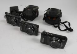 3x FujiFilm F660EXR Digital Cameras - Including 2 Cases & 1 Charger