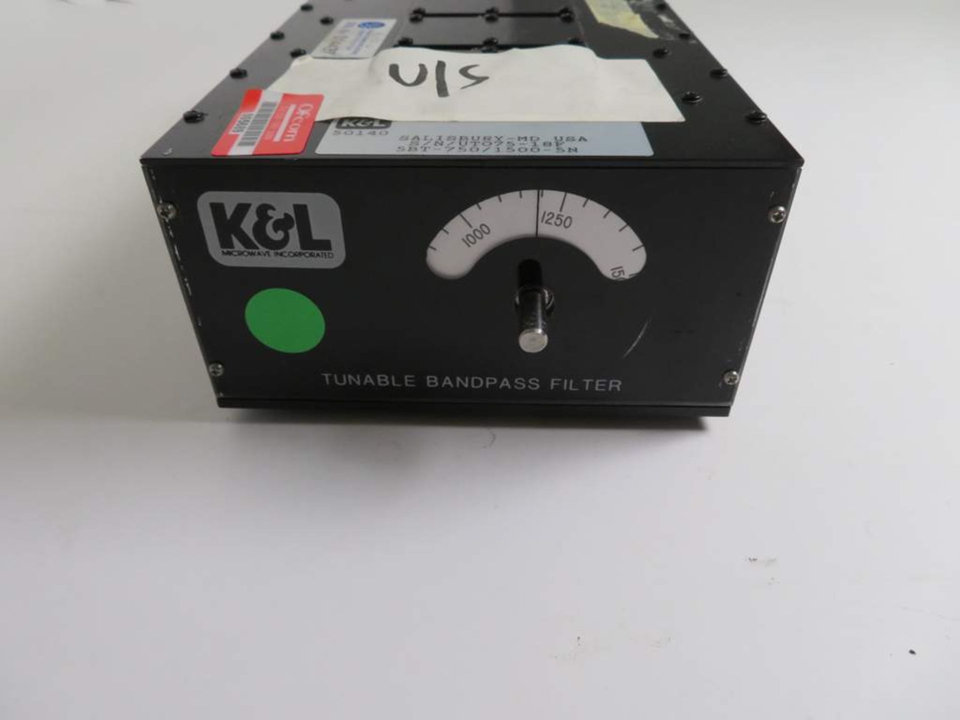 K&L 5BT-750/1500-5N Tunable Bandpass Filter US - Image 2 of 4