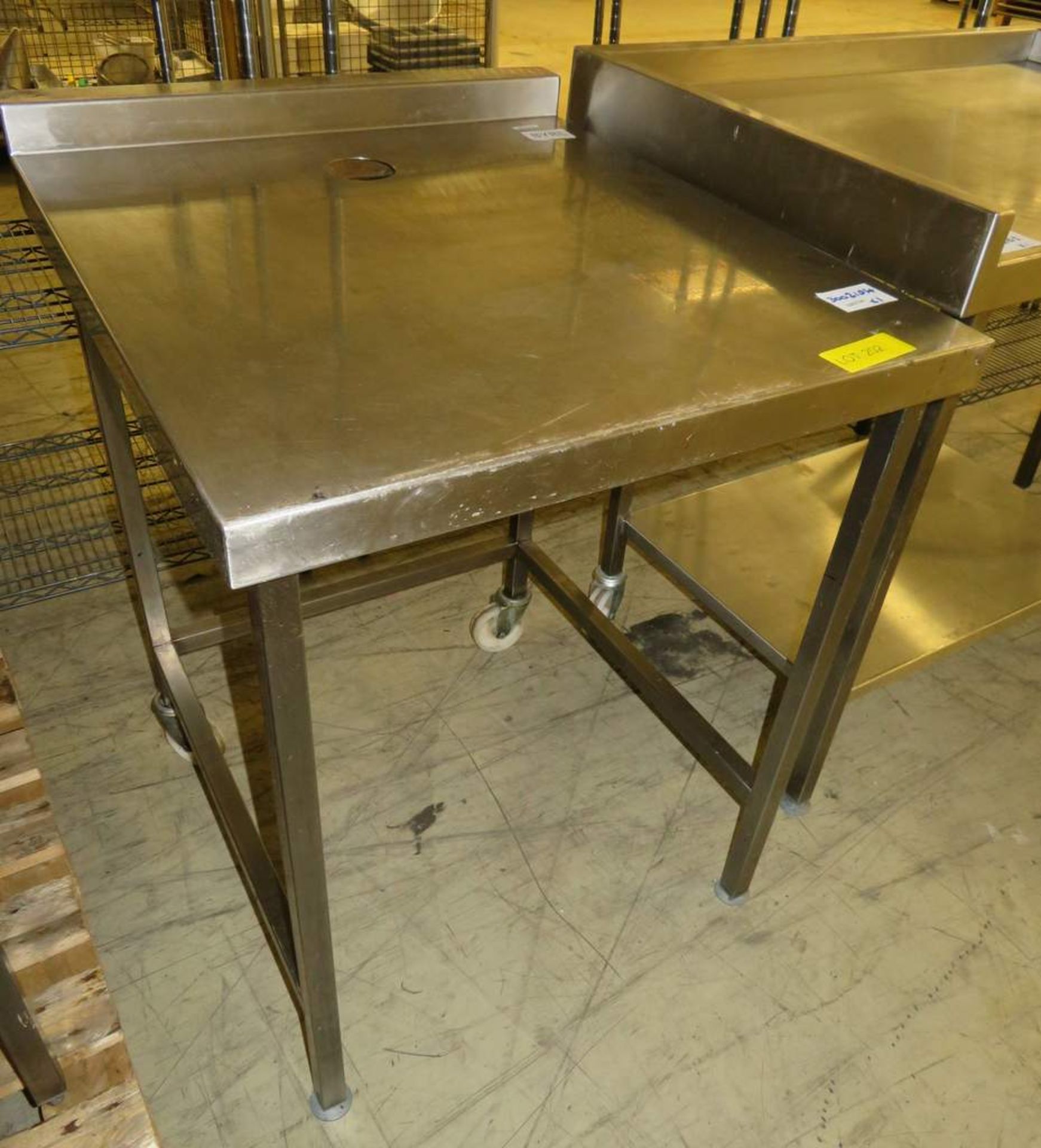 Stainless steel preperation Table/Appliance Stand - Image 3 of 3