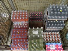 Various Bottled/Canned drinks - Coke, Diet Coke, Irn-Bru & Schweppes Lime cordial