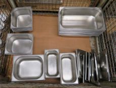 Bain Marie Containers - Various size - Approximately 30