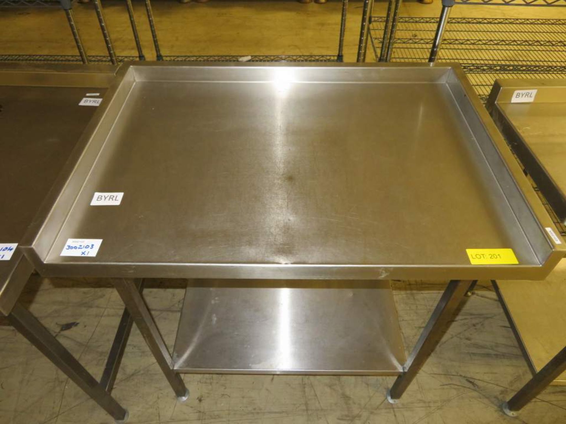 Stainless steel preparation Table - Image 2 of 3