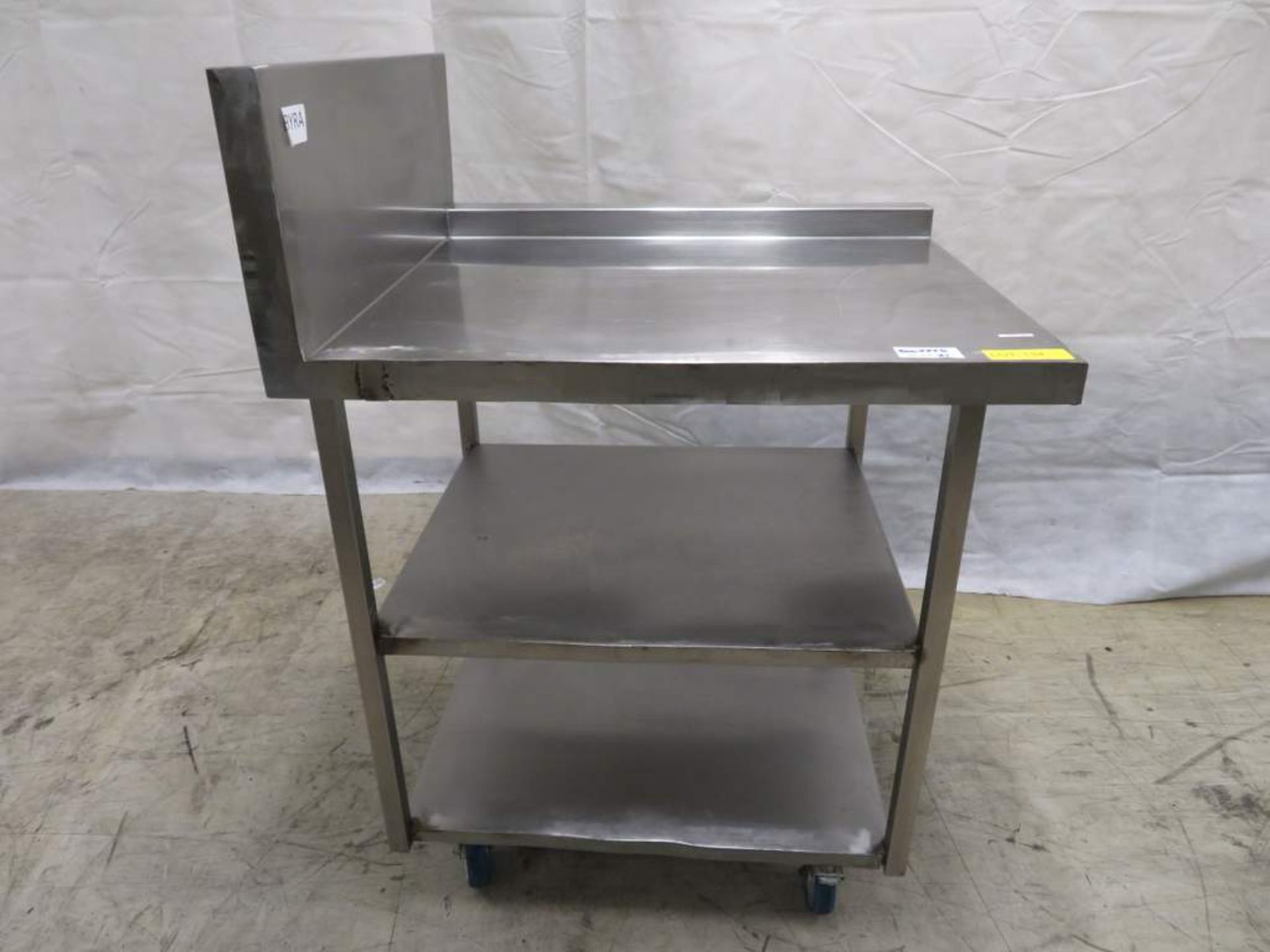 Stainless Steel Corner Preperation Table