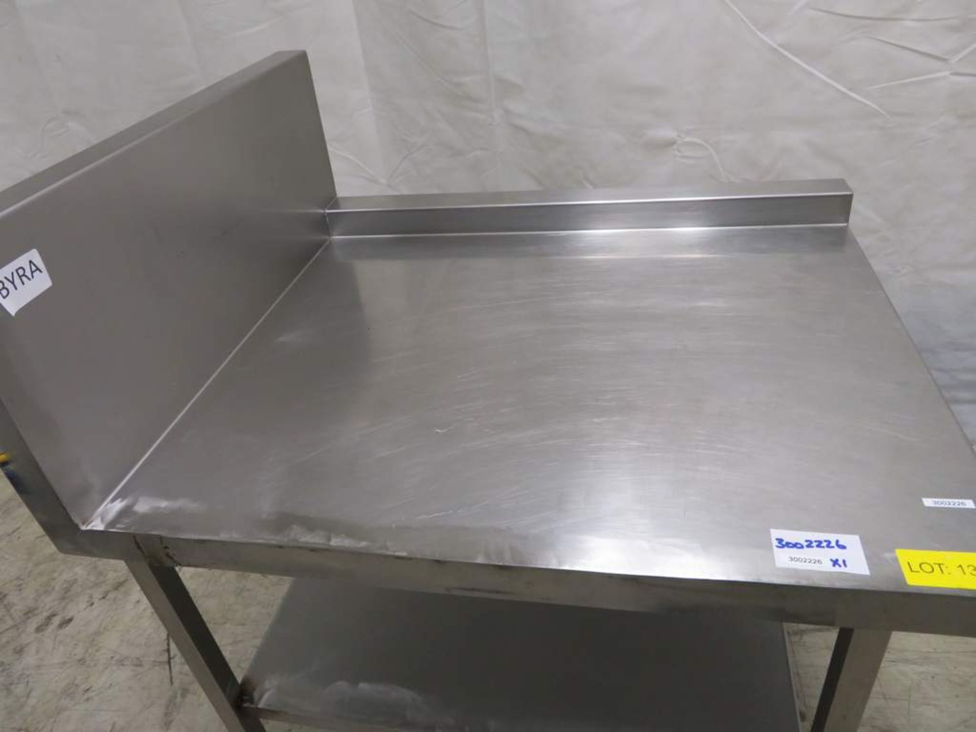 Stainless Steel Corner Preperation Table - Image 3 of 4