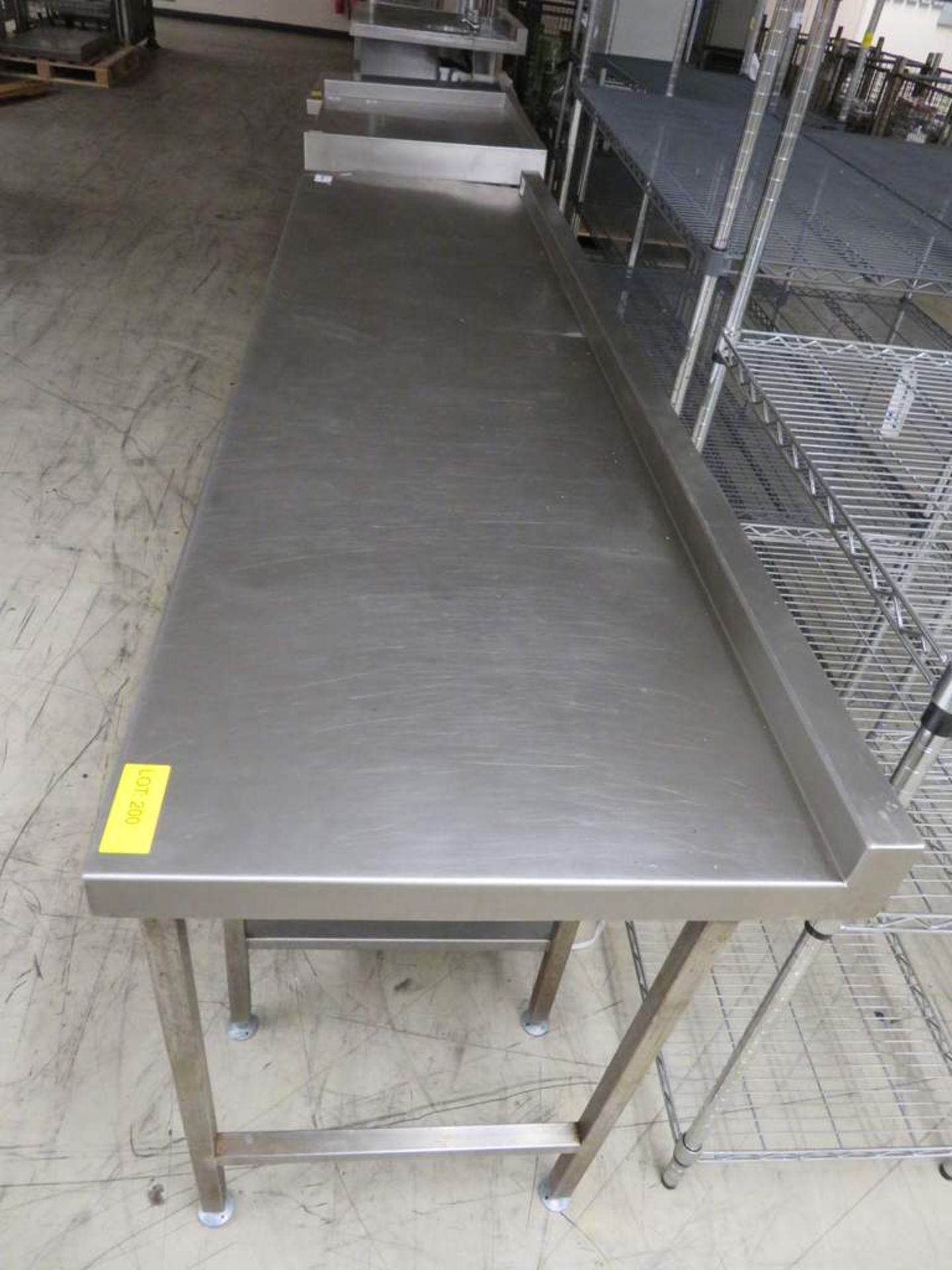 Stainless steel preparation Table - Image 2 of 4