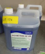 Zenith Machine Rinse Aid 2b - 2x 5 Litre - Unopened