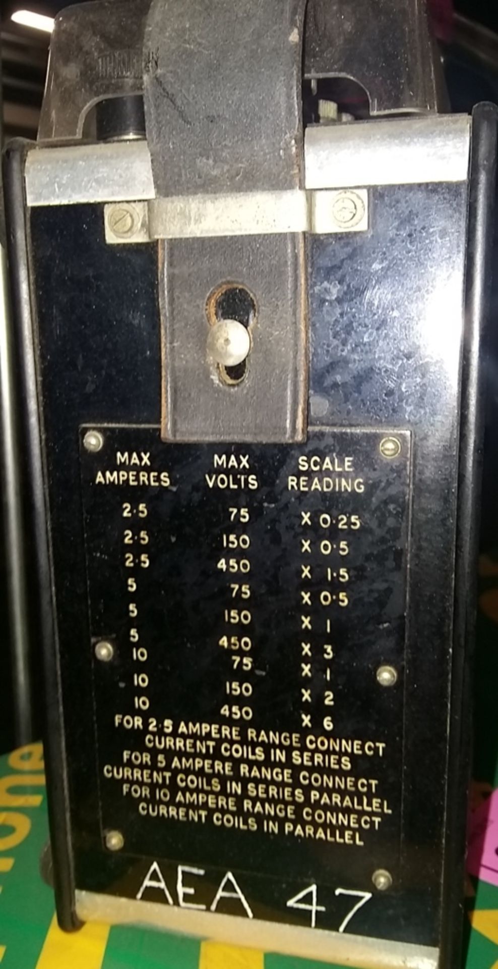 Crompton Parkinson Watts meter - Image 2 of 2