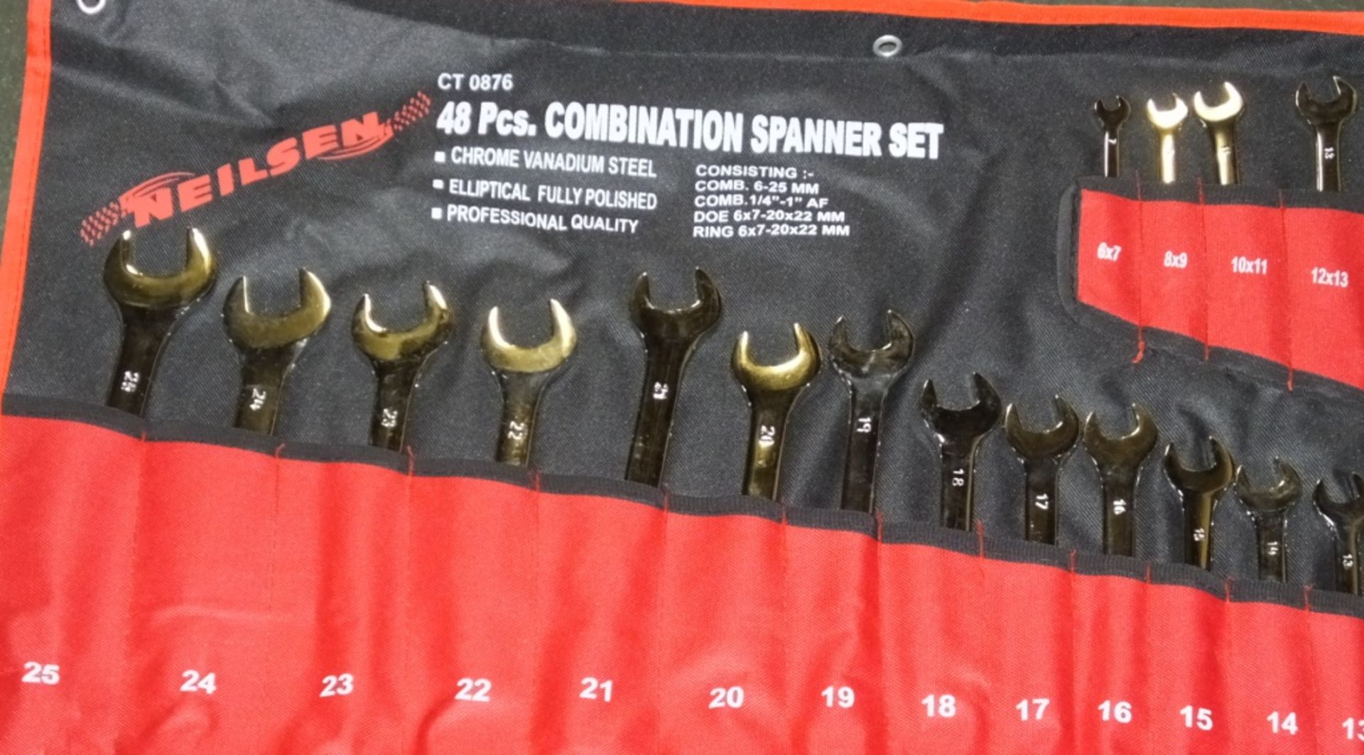 Neilsen Combination Spanner Set 48 piece - Image 2 of 4