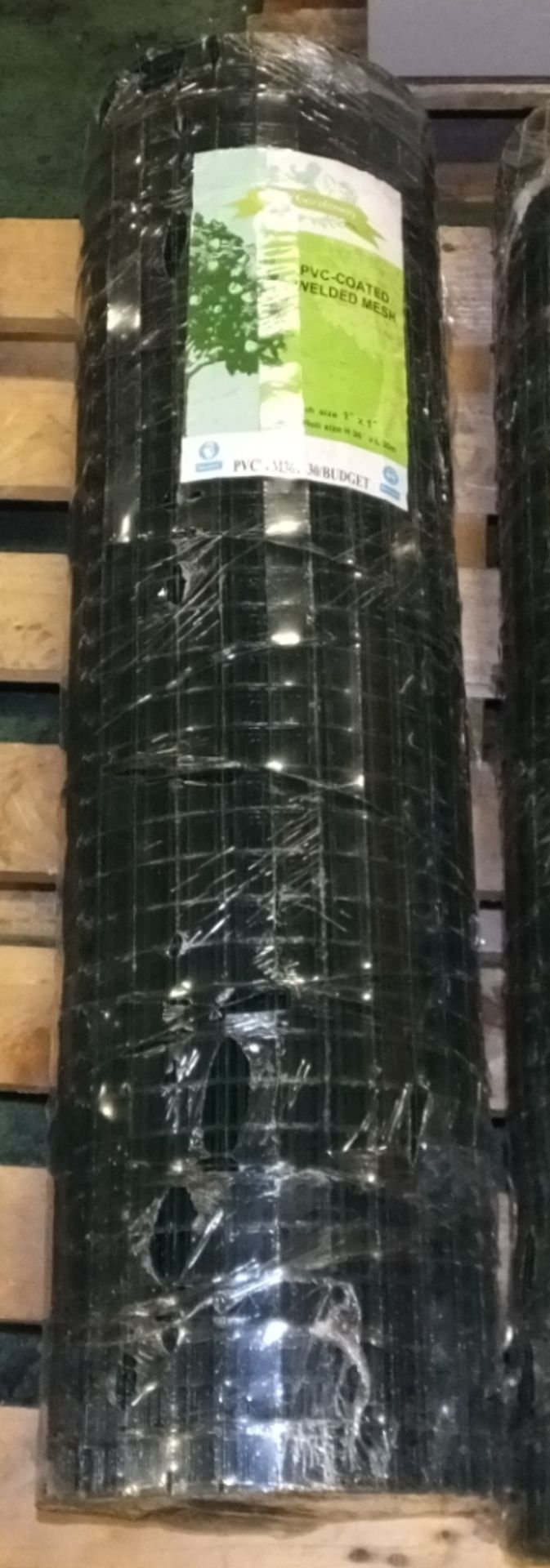 Easy Gardening PVC Coated Welded Mesh (Green) - 1" x 1" - 36" x 30M