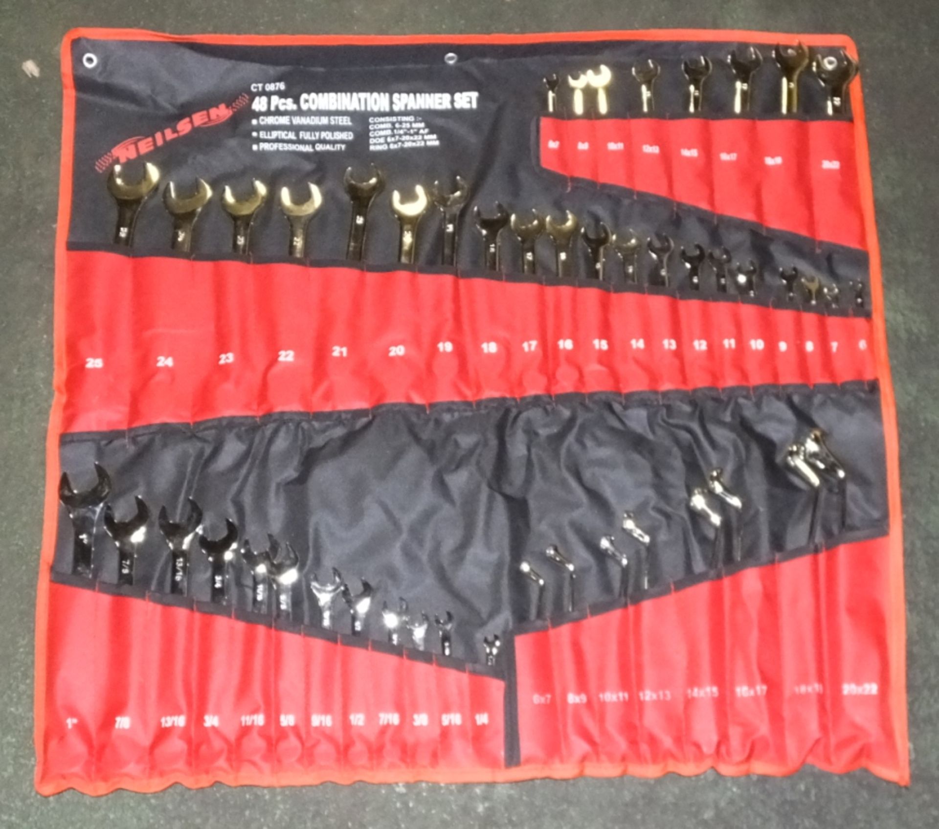 Neilsen Combination Spanner Set 48 piece