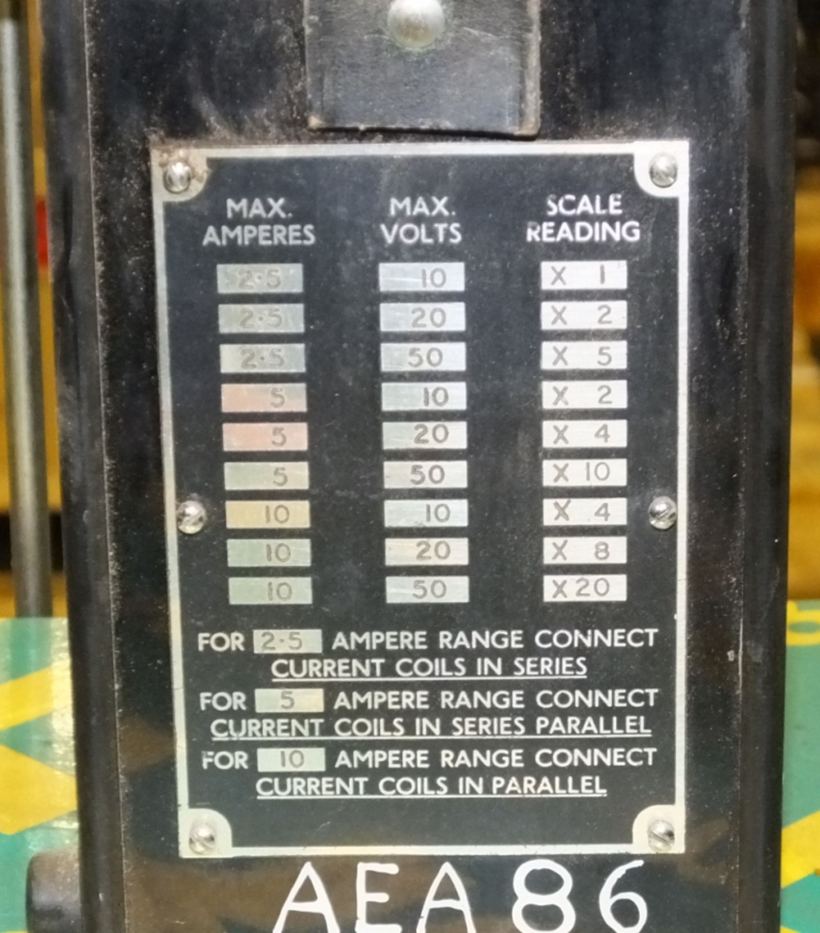 2x Crompton Parkinson Watts meters - Image 4 of 4