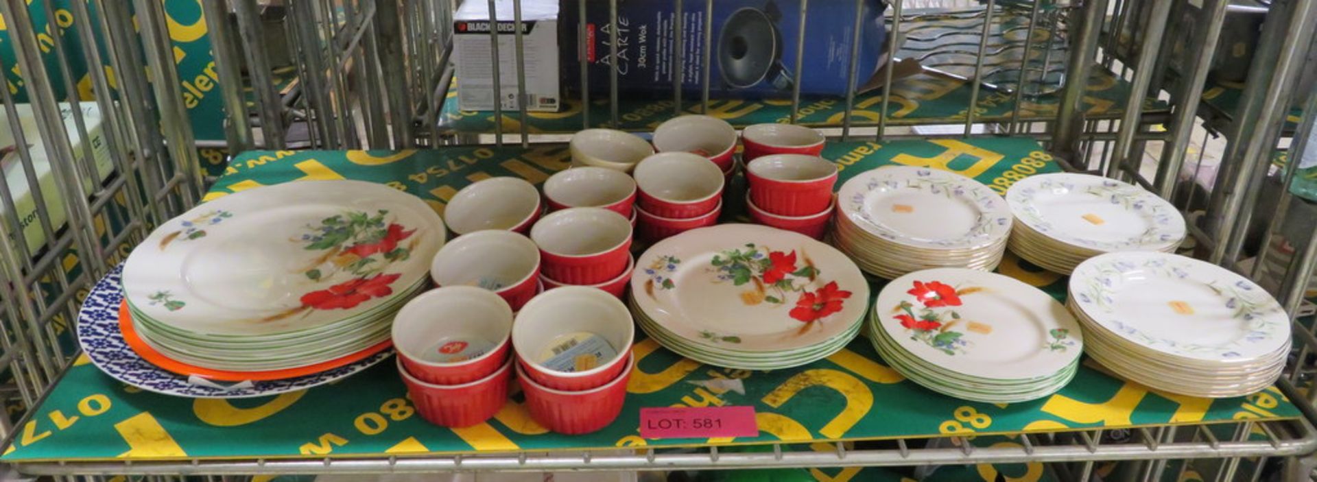 Plates, ramikin dishes, saucers