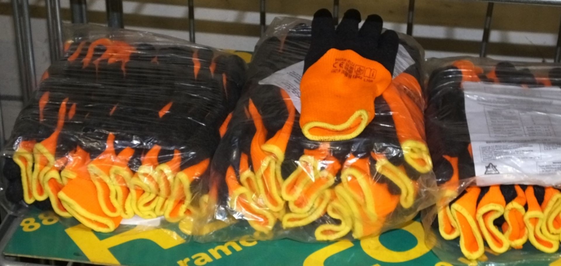 Workwear gloves - orange - 48 pairs - Image 2 of 2