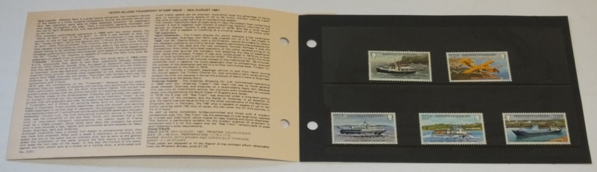 Stamp Card Sets - Jersey, Guernsey, British Gardens, Christmas, British Cars, British RIve - Image 17 of 22