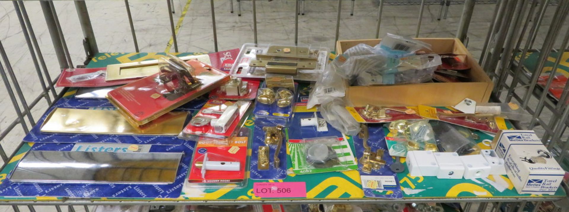 Qty of assorted Brass and metal door furniture etc