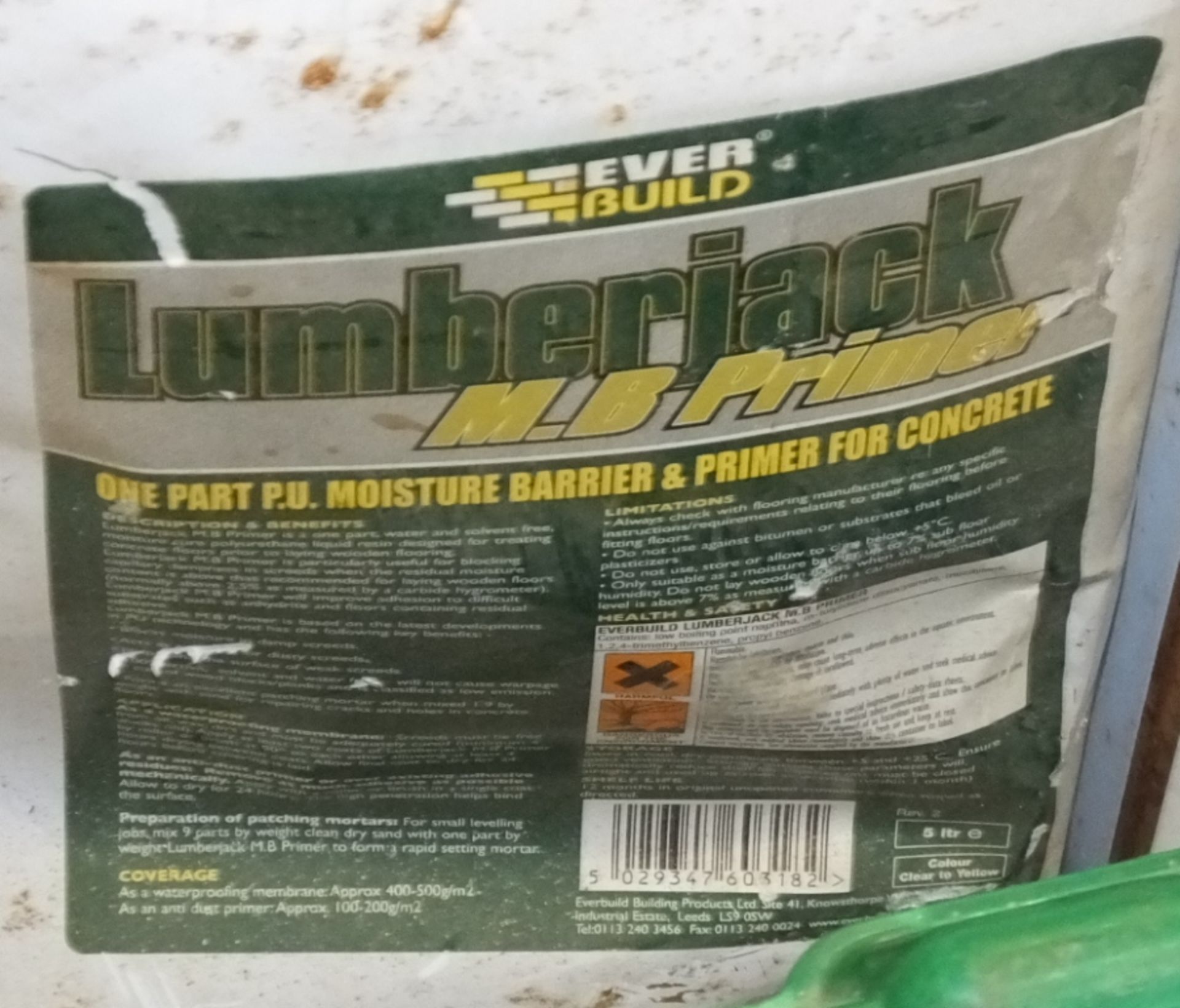 Lumberjack Concrete Moisture Barrier - 8 tins - Image 2 of 2