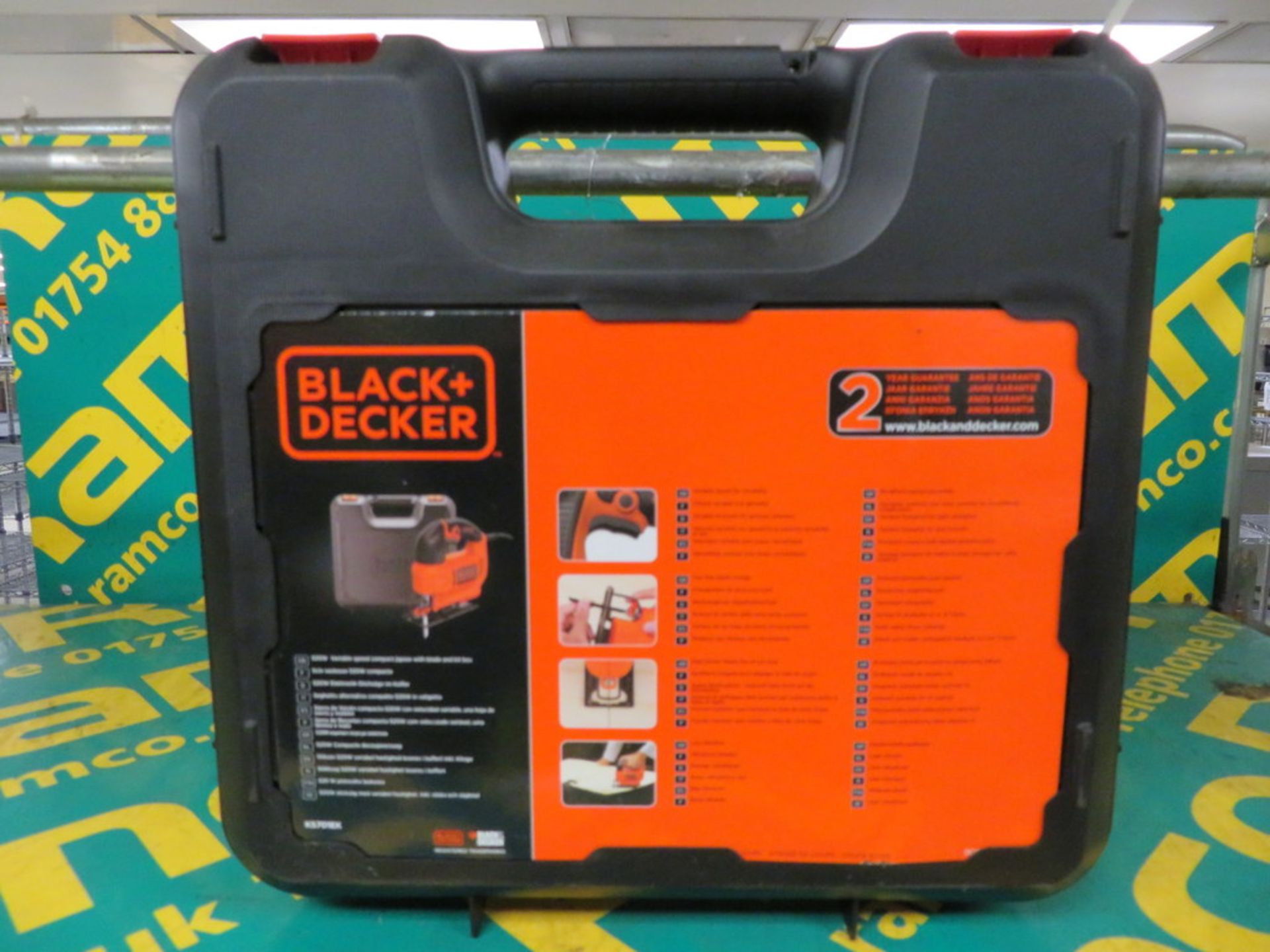 Black & Decker 520w Jigsaw, cased & unused - Image 2 of 2