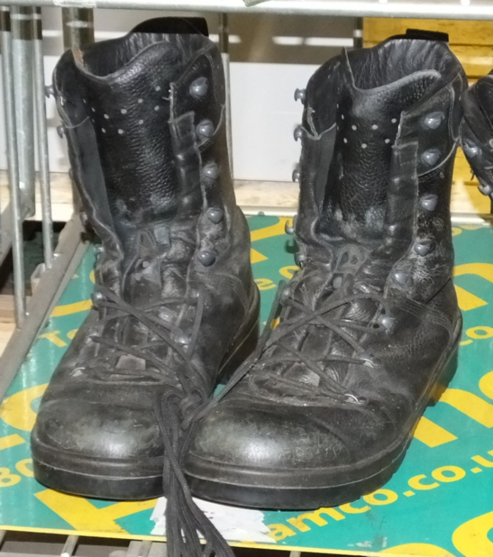 3x Heavy duty boots - German Para - unknown sizes - Image 4 of 4