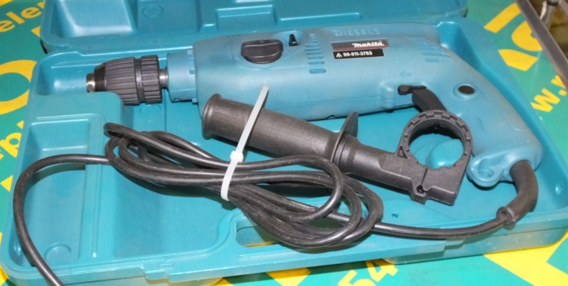 Makita HP2041 power drill in case, Parkside PABS-18-Li-B2 cordless drill - 1 battery, 1 ch - Image 2 of 3