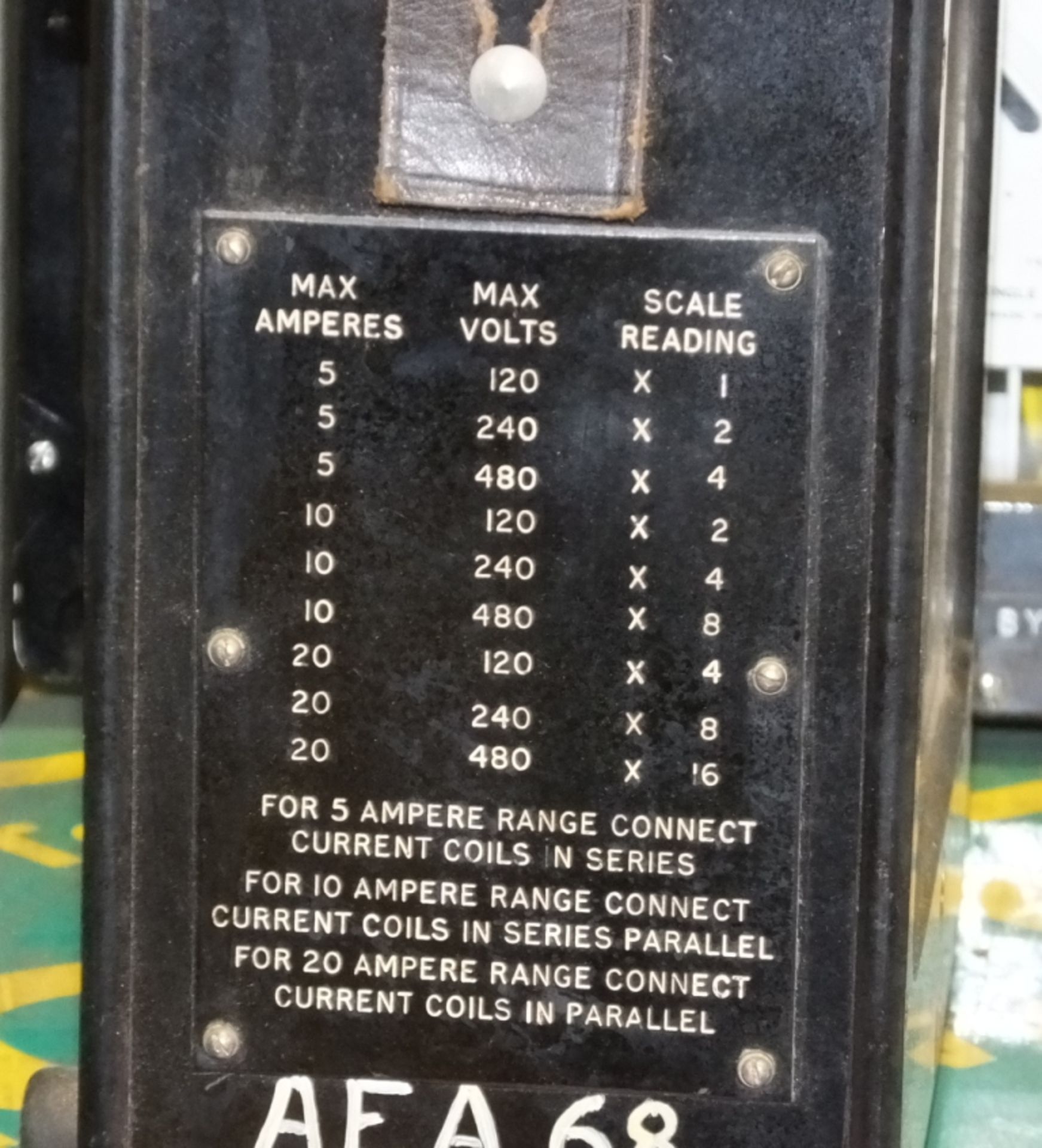 2x Crompton Parkinson Watts meters - Image 3 of 4