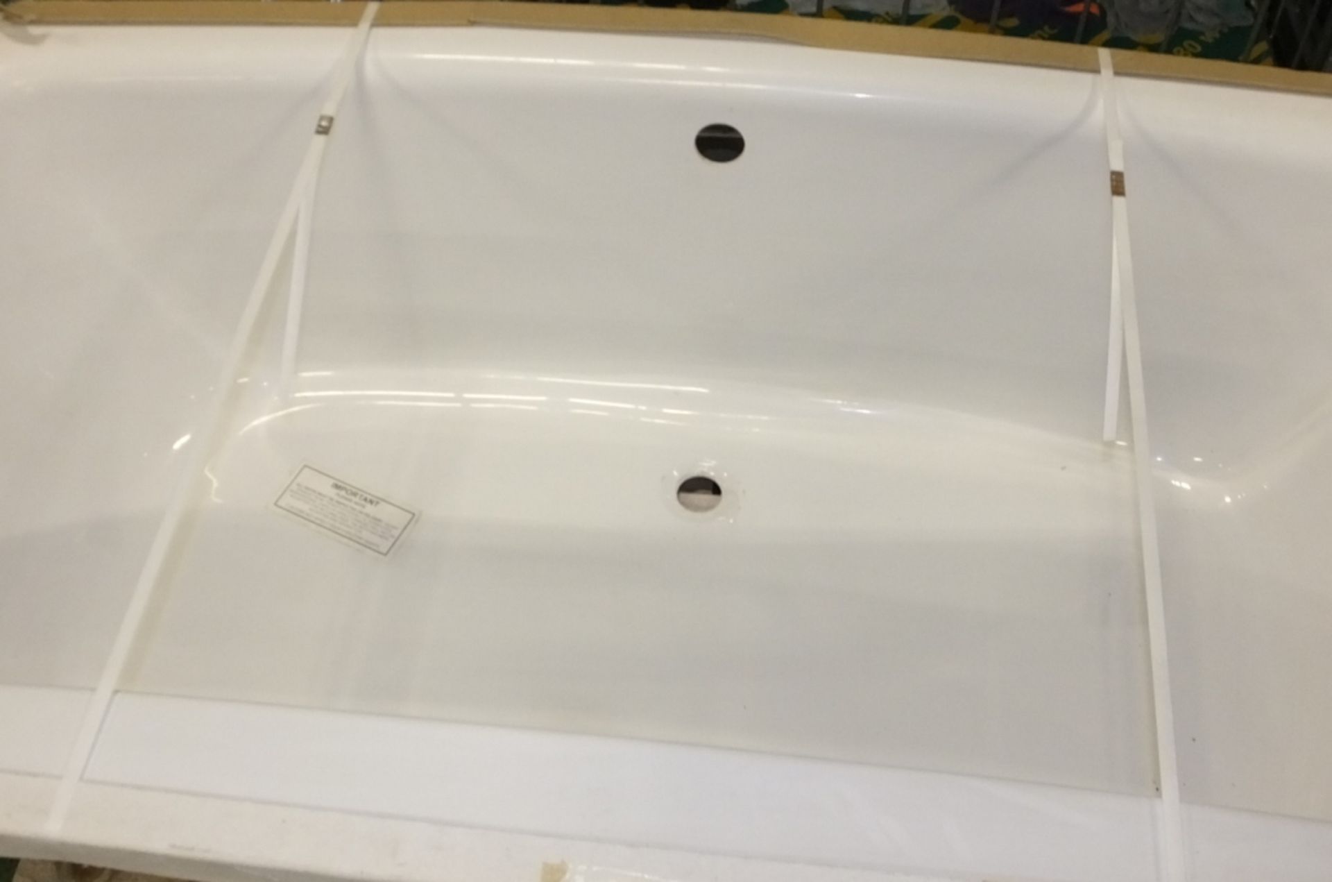 Nuov Bath 190x90 White - Image 2 of 2